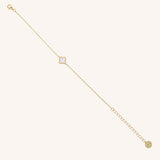 Mother Of Pearl Clover Bracelet