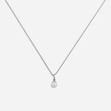 Palmer Pearl Necklace - Silver