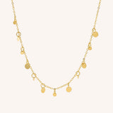 Golden Confetti Necklace