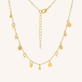 Golden Confetti Necklace