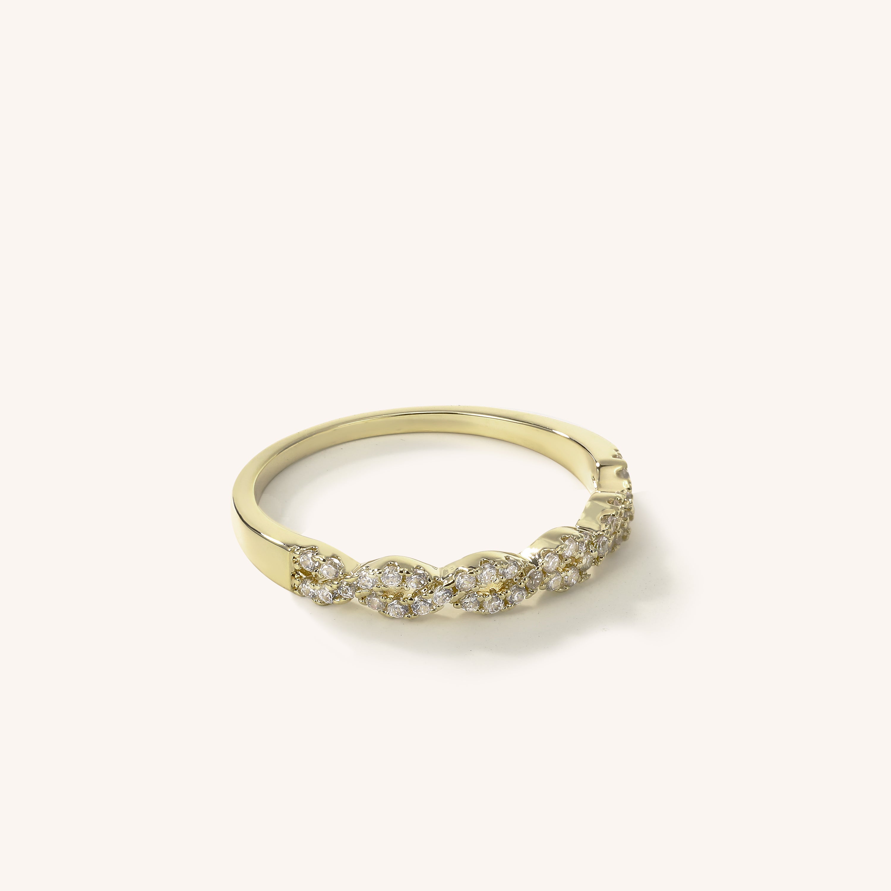 Twisted crystal ring new arrivals