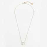Ivory Botanical Pendant Necklace