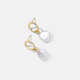 Ocean Pearl Dangle Earrings