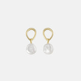 Ocean Pearl Dangle Earrings