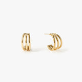 Mini Trio Gold Hoops