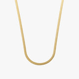 Herringbone Chain Necklace - 22"