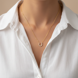 Horseshoe Pendant Necklace