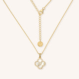 Mother of Pearl Clover Necklace