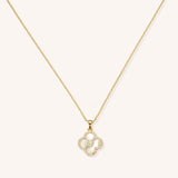 Mother of Pearl Clover Necklace