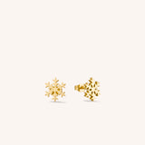Snow Flake Stud Earrings