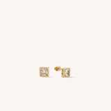 Marissa Square Cut Stud Earring