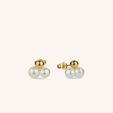 Duo Pearl Cluster Earring