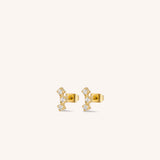 Mylie Mini Stacked Stud Earrings