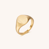 Initial Signet Ring - L