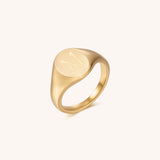 Initial Signet Ring - M