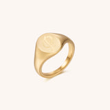 Initial Signet Ring - P