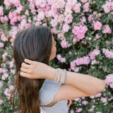 Silver Dorado Five Wrap Bracelet