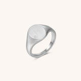 Initial Signet Ring - N