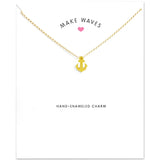 Make Waves Anchor Necklace