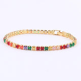 The Rainbow Lumi Tennis Bracelet Collection