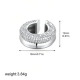 Zircon Double Layer Ear Cuffs