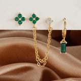 Luna Link Ear Jacket Earrings