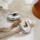 Minimalist Chunky U-Shape Hoops