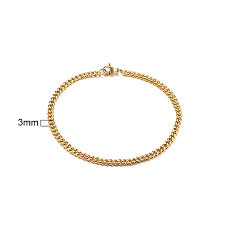 Classic Cuban Chain Bracelet