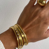 Gold Stainless Steel Bangles