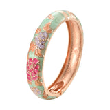 Enamel Floral Bangle