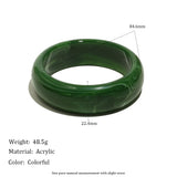 Bohemia Acrylic Chunky Statement Bangle