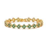 18K Gold-Plated Cubic Zirconia Bracelet