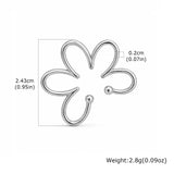 Gold Flower Ear Cuff