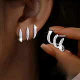 The Crystal Claw Stud Earrings