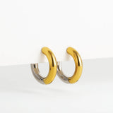 Polished Round Drop Earrings