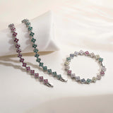 18K Gold-Plated Cubic Zirconia Bracelet