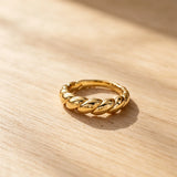 Twisted Croissant Ring