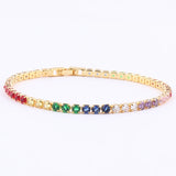 The Rainbow Lumi Tennis Bracelet Collection