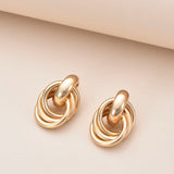 Interlock Knot Stud Earrings