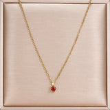 Dainty Crystal Clavicle Necklace