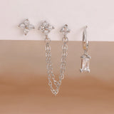 Luna Link Ear Jacket Earrings