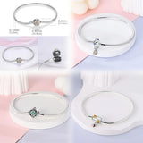 Sterling Silver Zirconia Charm Bracelet