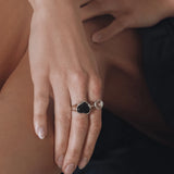 Tiger Eye Heart Ring