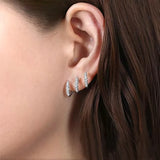The Crystal Claw Stud Earrings