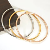 Gold-Plated Bangle Set (3-Piece)