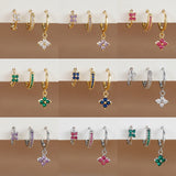 Bloom Crystal Drop Earring Set