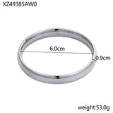 Gold Hollow Bangle Bracelet