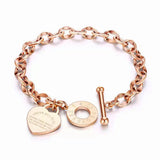 Heart Link Bracelet