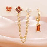 Luna Link Ear Jacket Earrings