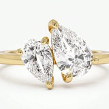 Sterling Silver Water Drop Ring